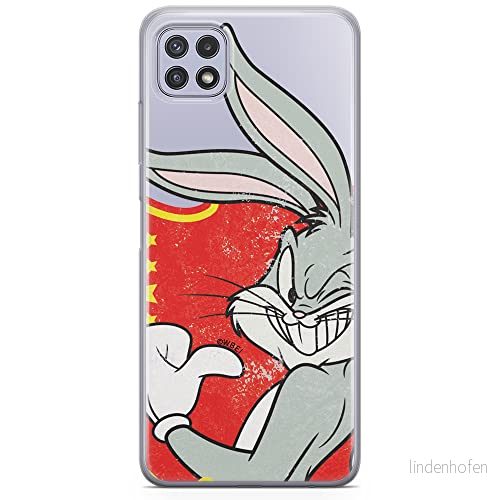 ERT GROUP mobiltelefonfodral för Samsung A22 5G originalt och officiellt licensierat Looney Tunes mönster Bugs 010 optimalt anpassad till formen på mobiltelefonen, gedeeltelijk transparant 5903932807073