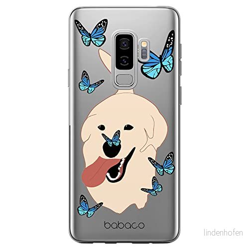 ERT GROUP mobiltelefonfodral för Samsung S9 PLUS originalt och officiellt licensierat Babaco mönster Dogs 011 Vit optimalt anpassad till formen på mobiltelefonen, gedeeltelijk transparant 5905131004819