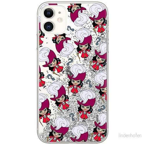 ERT GROUP mobiltelefonfodral för Apple Iphone 11 originalt och officiellt licensierat Disney mönster James Hook 002 optimalt anpassad till formen på mobiltelefonen, med glitter overflow effekt 5905131446381