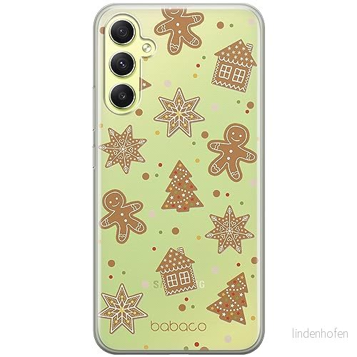 ERT GROUP mobiltelefonfodral för Samsung A34 5G originalt och officiellt licensierat Babaco mönster Winter 005 optimalt anpassad till formen på mobiltelefonen, gedeeltelijk transparant 5905511777944