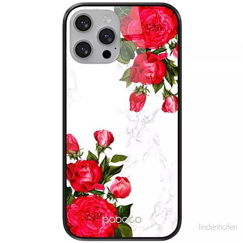 ERT GROUP mobiltelefonfodral för Apple Iphone 13 PRO MAX originalt och officiellt licensierat Babaco mönster Flowers 007 tillverkad av härdat glas, skyddsfodral 5904805867194
