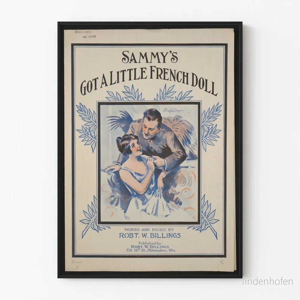 Vintageposter Sammy’s Got a Little French Doll