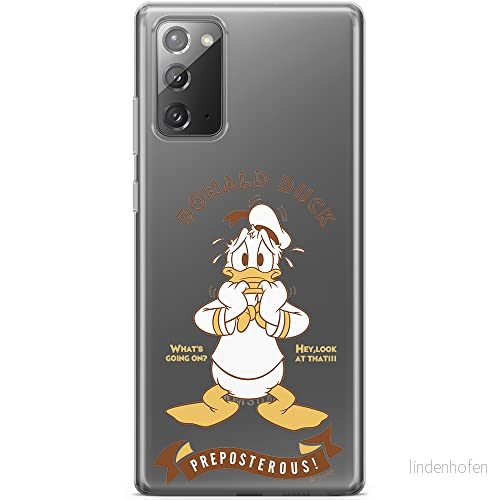 ERT GROUP mobiltelefonfodral för Samsung GALAXY NOTE 20 originalt och officiellt licensierat Disney mönster Donald 004 optimalt anpassad till formen på mobiltelefonen, gedeeltelijk transparant 5903040457269