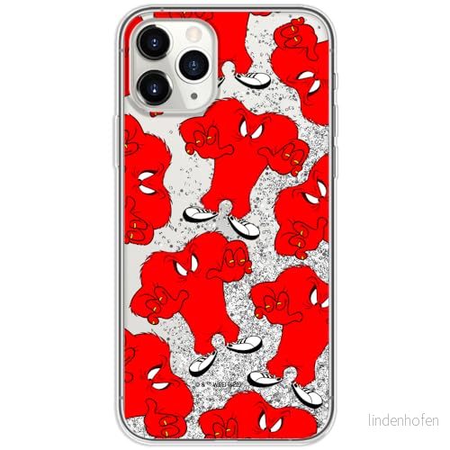 ERT GROUP mobiltelefonfodral för Apple Iphone 11 PRO MAX originalt och officiellt licensierat Looney Tunes mönster Gossamer 001, med glitter overflow effekt 5905511671693