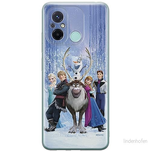 ERT GROUP mobiltelefonfodral för Xiaomi REDMI 12C/ 11A originalt och officiellt licensierat Disney mönster Frozen 001 anpassad till formen på mobiltelefonen, fodral tillverkad av TPU plast 5905511836948