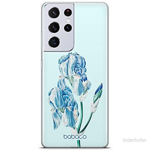 ERT GROUP mobiltelefonfodral för Samsung S21 ULTRA originalt och officiellt licensierat Babaco mönster Flowers 025 optimalt anpassad till formen på mobiltelefonen, fodral tillverkad av TPU plast 5905131257536