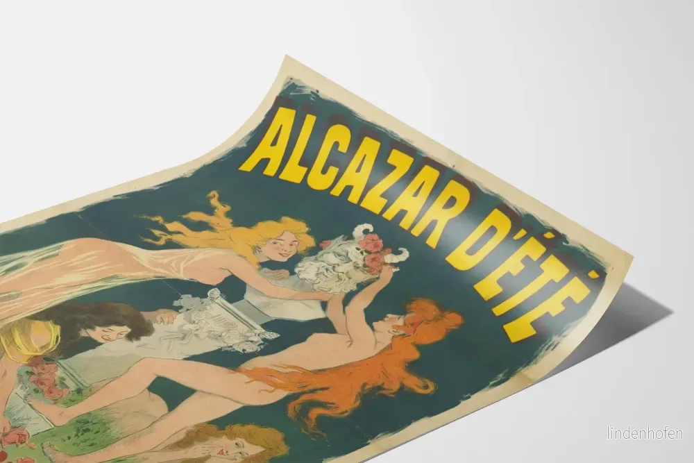 Vintageaffisch för sommar på Alcazar - Robert Paxtons levande målningar - Bild 3