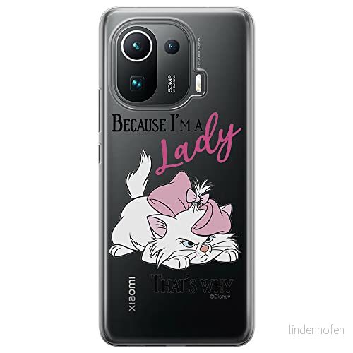 ERT GROUP mobiltelefonfodral för Xiaomi MI 11 PRO originalt och officiellt licensierat Disney mönster Marie 004 optimalt anpassad till formen på mobiltelefonen, gedeeltelijk transparant 5903932718294