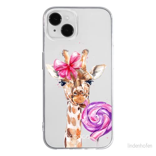 ERT GROUP mobiltelefonfodral för Apple Iphone 14 PLUS originalt och officiellt licensierat Babaco mönster Giraffe 001 optimalt anpassad till formen på mobiltelefonen, gedeeltelijk transparant 5905131906496
