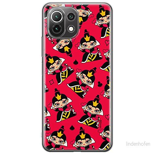 ERT GROUP mobiltelefonfodral för Xiaomi 11 LITE 4G/5G originalt och officiellt licensierat Disney mönster Queen of Hearts 002, fodral tillverkad av TPU plast 5905131429834