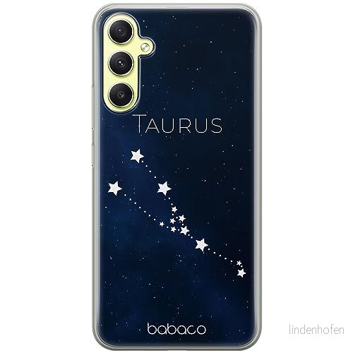 ERT GROUP mobiltelefonfodral för Samsung A34 5G originalt och officiellt licensierat Babaco mönster Zodiac Constellation 002 anpassad till formen på mobiltelefonen, fodral tillverkad av TPU plast 5905511778415