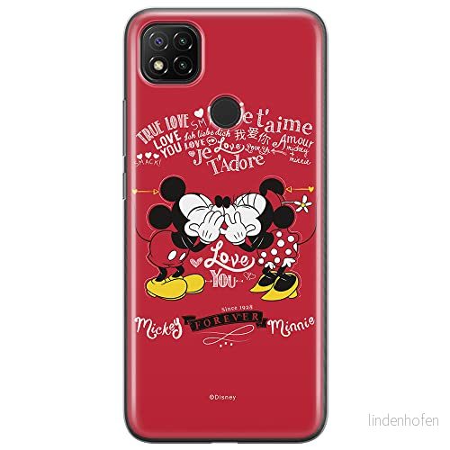 ERT GROUP mobiltelefonfodral för Xiaomi REDMI 9C originalt och officiellt licensierat Disney mönster Mickey & Minnie 005 optimalt anpassad till formen på mobiltelefonen, fodral tillverkad av TPU plast 5903040301906