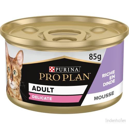 Pro Plan Cat Latt. Delikat kalkon, 24 x 85 g 3222270189927