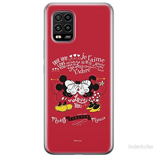 ERT GROUP mobiltelefonfodral för Xiaomi MI 10 LITE originalt och officiellt licensierat Disney mönster Mickey & Minnie 005 anpassad till formen på mobiltelefonen, fodral tillverkad av TPU plast 5903537163307