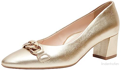 ARA Damer Londonpumps, platina, 41,5 EU, 41.5 EU Schmal 4049299800645