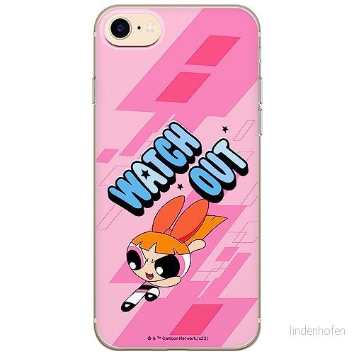 ERT GROUP mobiltelefonfodral för Iphone 7/8/ SE 2/ 3 originalt och officiellt licensierat The Powerpuff Girls mönster 035, fodral tillverkad av TPU plast 5905511980238