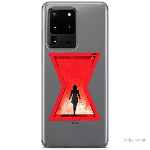ERT GROUP Mobiltelefonskal för Samsung S20 Ultra original och officiellt licenserat Marvel mönster Black Widow 009 optimalt anpassat till mobiltelefonens form, delvis transparent 5903537664392