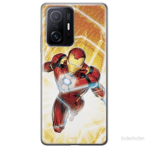 ERT GROUP mobiltelefonfodral för Xiaomi 11T 5G / PRO originalt och officiellt licensierat Marvel mönster Iron Man 007 anpassad till formen på mobiltelefonen, fodral tillverkad av TPU plast 5904805562587