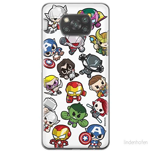 ERT GROUP mobiltelefonfodral för Xiaomi POCOPHONE X3 originalt och officiellt licensierat Marvel mönster Avengers 024 optimalt anpassad till formen på mobiltelefonen, fodral tillverkad av TPU plast 5904805191947