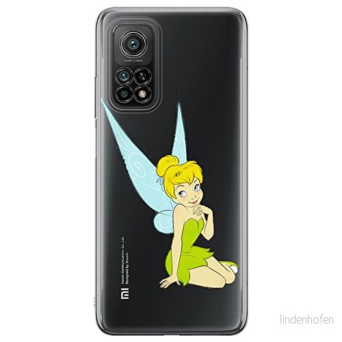 ERT GROUP mobiltelefonfodral för Xiaomi MI 10T 5G / PRO originalt och officiellt licensierat Disney mönster Tinker Bell 005 anpassad till formen på mobiltelefonen, gedeeltelijk transparant 5905131133229