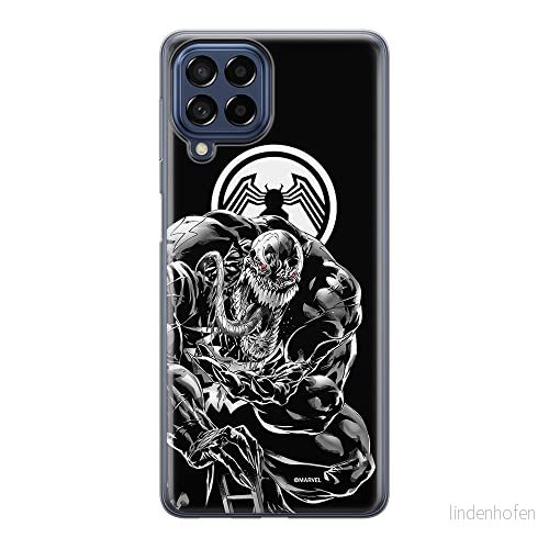 ERT GROUP mobiltelefonfodral för Samsung M33 5G originalt och officiellt licensierat Marvel mönster Venom 003 optimalt anpassad till formen på mobiltelefonen, fodral tillverkad av TPU plast 5905511340360