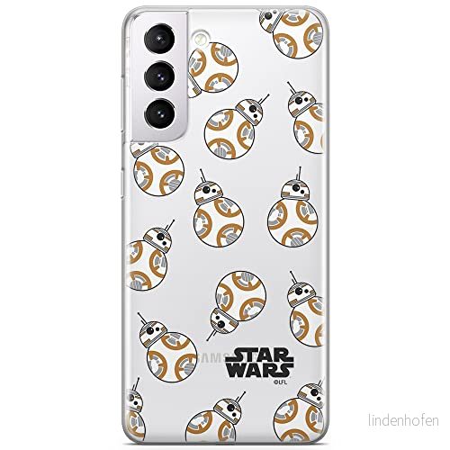 ERT GROUP mobiltelefonfodral för Samsung S21 originalt och officiellt licensierat Star Wars mönster BB 8 004 optimalt anpassad till formen på mobiltelefonen, gedeeltelijk transparant 5903932299618