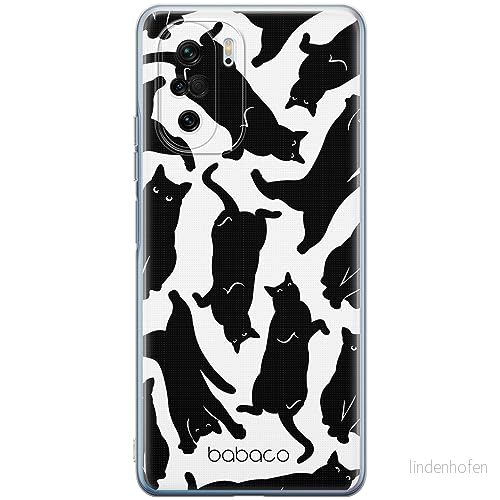 ERT GROUP mobiltelefonfodral för Xiaomi MI 11i/ REDMI K40/K40 PRO/POCO F3/ F3 PRO originalt och officiellt licensierat Babaco mönster Cats 005, fodral tillverkad av TPU plast 5905511889203