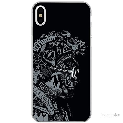 ERT GROUP mobiltelefonfodral för Apple Iphone XS Max originalt och officiellt licensierat Harry Potter mönster 075 Vit optimalt anpassad till formen på mobiltelefonen, fodral tillverkad av TPU plast 5903932755466