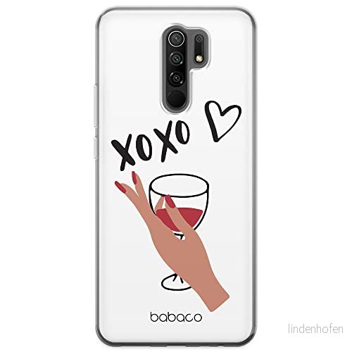 ERT GROUP mobiltelefonfodral för Xiaomi REDMI 9 originalt och officiellt licensierat Babaco mönster XOXO 001 optimalt anpassad till formen på mobiltelefonen, gedeeltelijk transparant 5904805047084