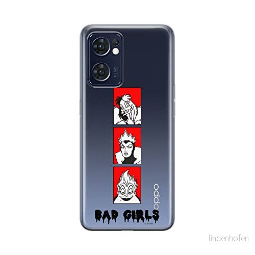 ERT GROUP mobiltelefonfodral för Oppo RENO 7 5G originalt och officiellt licensierat Disney mönster Villains 001 optimalt anpassad till formen på mobiltelefonen, gedeeltelijk transparant 5905511300692