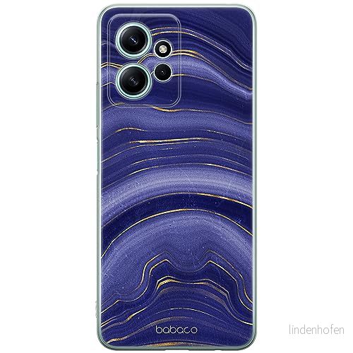 ERT GROUP mobiltelefonfodral för Xiaomi REDMI NOTE 12 4G originalt och officiellt licensierat Babaco mönster Marble 005 optimalt anpassad till formen på mobiltelefonen, fodral tillverkad av TPU plast 5905511940607