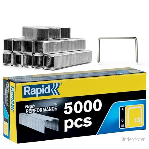 Rapid Häftklammer 13/8 Galvaniserad Stål För Textilier - 5000-pack 7313469013065
