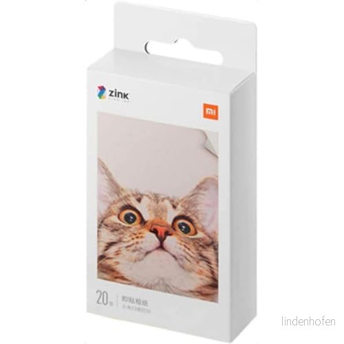 Xiaomi Mi Portabelt Fotopapper Till Skrivare - 3-tums - 20 ark 6934177716485
