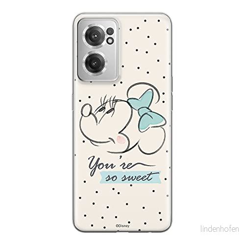 ERT GROUP mobiltelefonfodral för Oneplus NORD CE 2 originalt och officiellt licensierat Disney mönster Minnie 042 optimalt anpassad till formen på mobiltelefonen, fodral tillverkad av TPU plast 5905511296940