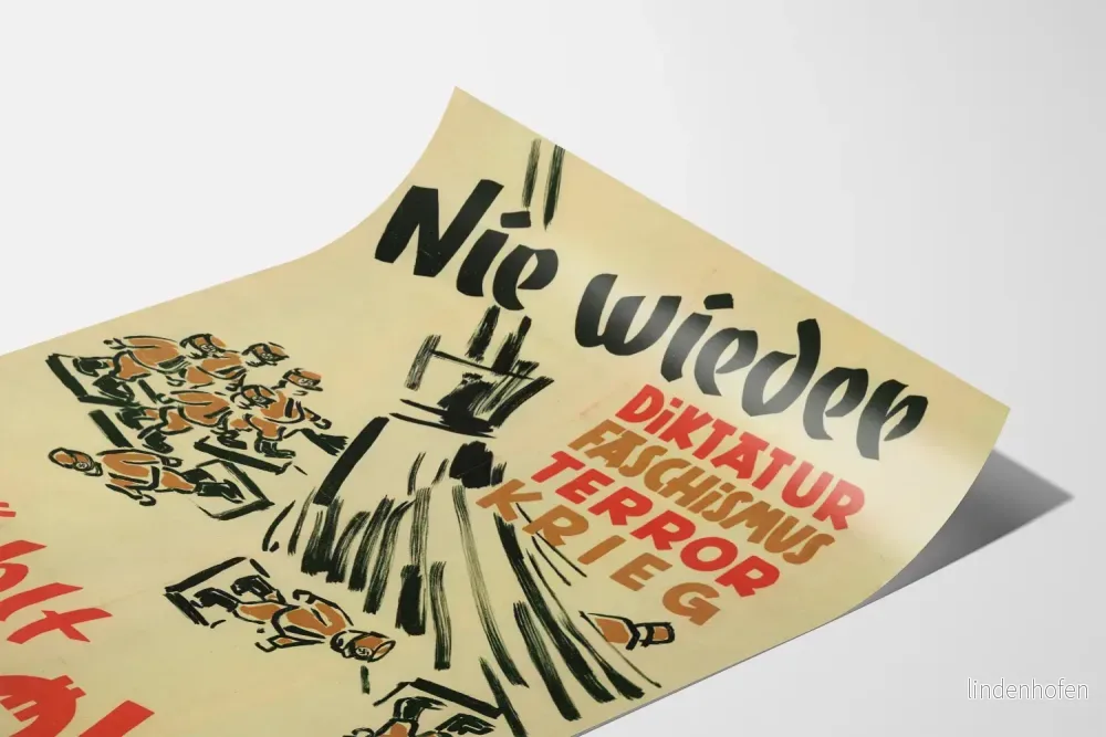 Vintage affisch mot diktatur för väggdekoration - Bild 3