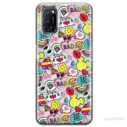 ERT GROUP mobiltelefonfodral för Oppo A92/ A72/ A52 originalt och officiellt licensierat Disney mönster Mickey & Minnie 014 anpassad till formen på mobiltelefonen, fodral tillverkad av TPU plast 5903040199374
