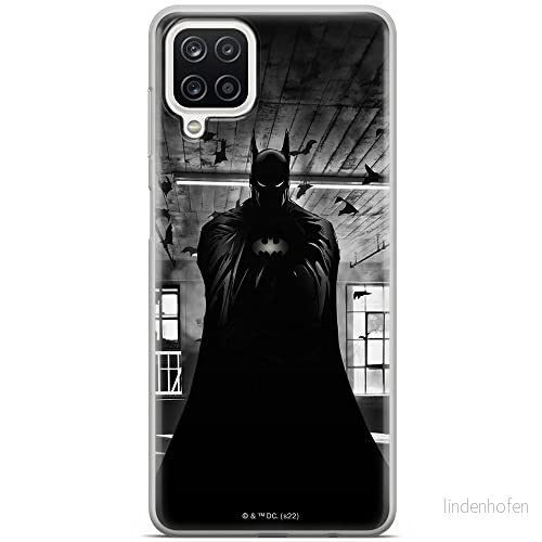 ERT GROUP mobiltelefonfodral för Samsung A12 / M12 F12 originalt och officiellt licensierat DC mönster Batman 068 optimalt anpassad till formen på mobiltelefonen, fodral tillverkad av TPU plast 5905131523112