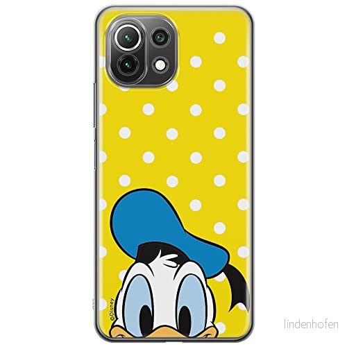 ERT GROUP mobiltelefonfodral för Xiaomi 11 LITE 4G/5G originalt och officiellt licensierat Disney mönster Donald 001, fodral tillverkad av TPU plast 5903932697476