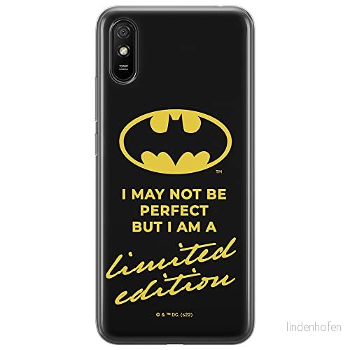 ERT GROUP mobiltelefonfodral för Xiaomi REDMI 9A originalt och officiellt licensierat DC mönster Batman 062 optimalt anpassad till formen på mobiltelefonen, fodral tillverkad av TPU plast 5905131516381