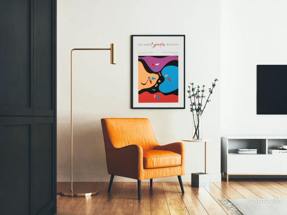 Designaffisch för mekanismerna bakom synaptisk reglering - Bild 2