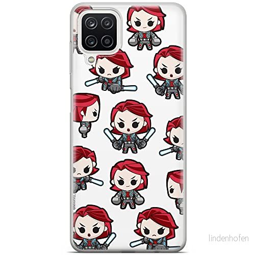ERT GROUP mobiltelefonfodral för Samsung A12 / M12 originalt och officiellt licensierat Marvel mönster Black Widow 013 optimalt anpassad till formen på mobiltelefonen, fodral tillverkad av TPU plast 5904805237690