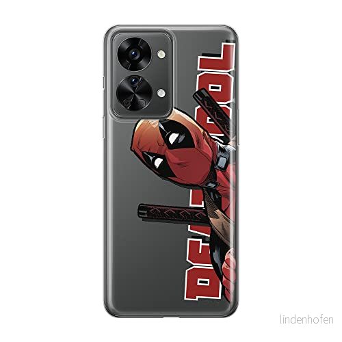 ERT GROUP mobiltelefonfodral för Oneplus NORD 2T 5G originalt och officiellt licensierat Marvel mönster Deadpool 002 optimalt anpassad till formen på mobiltelefonen, gedeeltelijk transparant 5905511278557