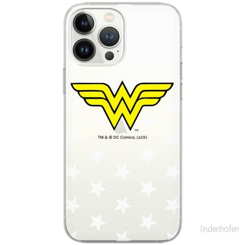 ERT GROUP mobiltelefonfodral för Samsung S10 originalt och officiellt licensierat DC mönster Wonder Woman 006 Vit optimalt anpassad till formen på mobiltelefonen, gedeeltelijk transparant 5902980391312