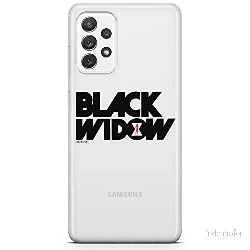ERT GROUP mobiltelefonfodral för Samsung A73 5G originalt och officiellt licensierat Marvel mönster Black Widow 010 optimalt anpassad till formen på mobiltelefonen, gedeeltelijk transparant 5904805512971