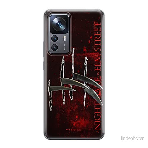 ERT GROUP mobiltelefonfodral för Xiaomi 12T/12T pro/K50 Ultra originalt och officiellt licensierat Horror mönster Nightmare of Elm Street 004, fodral tillverkad av TPU plast 5905511585679