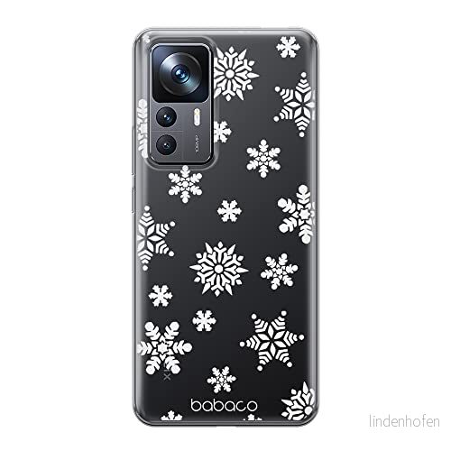 ERT GROUP mobiltelefonfodral för Xiaomi 12T/12T pro/K50 Ultra originalt och officiellt licensierat Babaco mönster Winter 001 optimalt anpassad till formen på mobiltelefonen, gedeeltelijk transparant 5905511578688