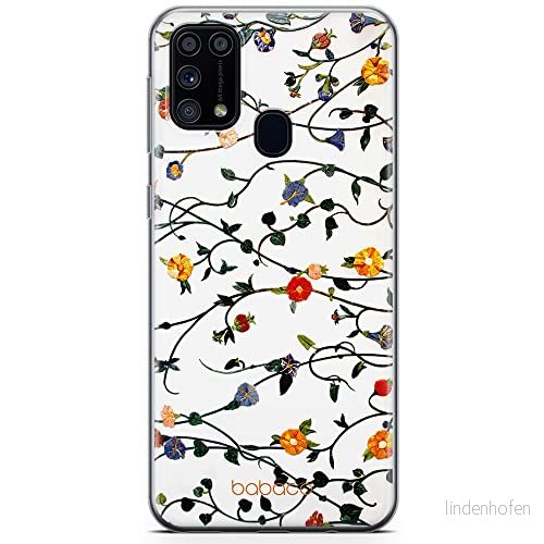 ERT GROUP mobiltelefonfodral för Samsung M31 originalt och officiellt licensierat Babaco mönster Flowers 008 optimalt anpassad till formen på mobiltelefonen, fodral tillverkad av TPU plast 5904805477881