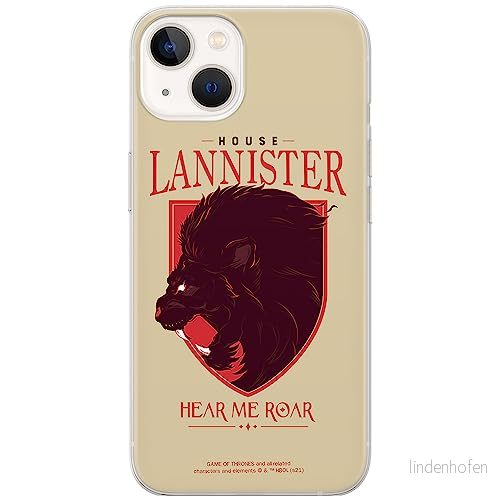 ERT GROUP mobiltelefonfodral för Iphone 13 originalt och officiellt licensierat Game of Thrones mönster 008 Vit optimalt anpassad, fodral tillverkad av TPU plast 5903932840735