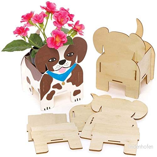 Baker Ross Blomkruka hantverksKit, Paket med 3 5051174118751