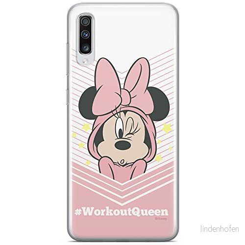 ERT GROUP mobiltelefonfodral för Samsung A70 originalt och officiellt licensierat Disney mönster Minnie 053 optimalt anpassad till formen på mobiltelefonen, fodral tillverkad av TPU plast 5902980734287